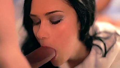 Precious sweetie pie at cumshot sex